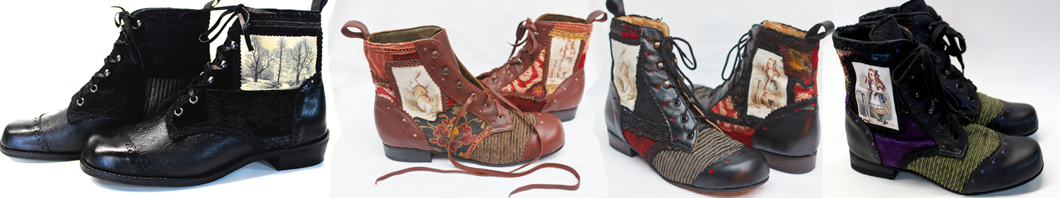 patchwork boots