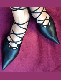 Gothic pixie shoes