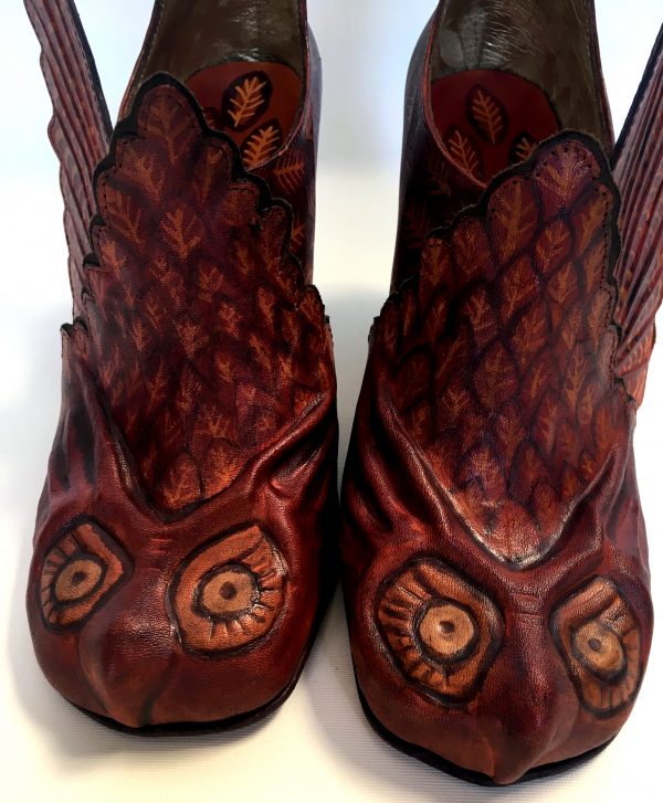 Pendragon Shoes: handcrafted on Queenslands Sunshine Coast. Leather owl shoes