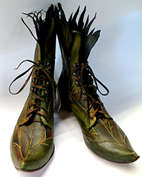 Tree spirit leaf boots