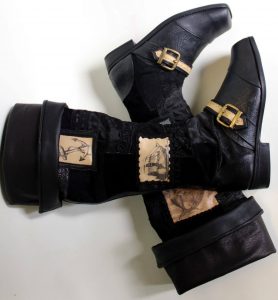 pirate boots with buckles