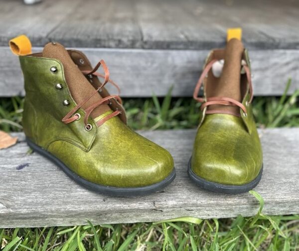 barefoot shoes green